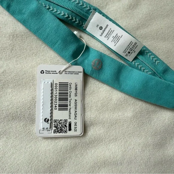 Lululemon Athletica Turquoise Headband - Picture 6 of 7